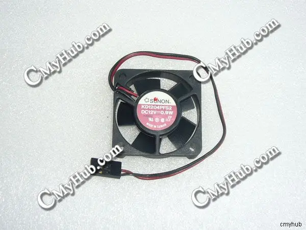 For SUNON KD1204PFS2 DC12V 0.9W 4010 4CM 40mm 40x40x10mm 2Wire Cooling Fan KD1204PFS2