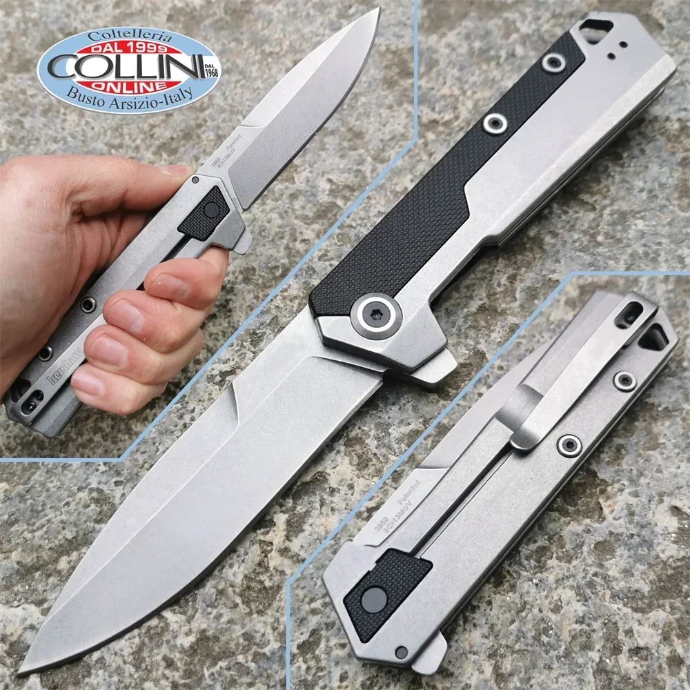 

3860 Oblivion Flipper Folding Knife 3.5" Two-Tone 8Cr13MoV Spear Point Blade 420+G10 Handle Pocket Tactical Knife EDC Multitool