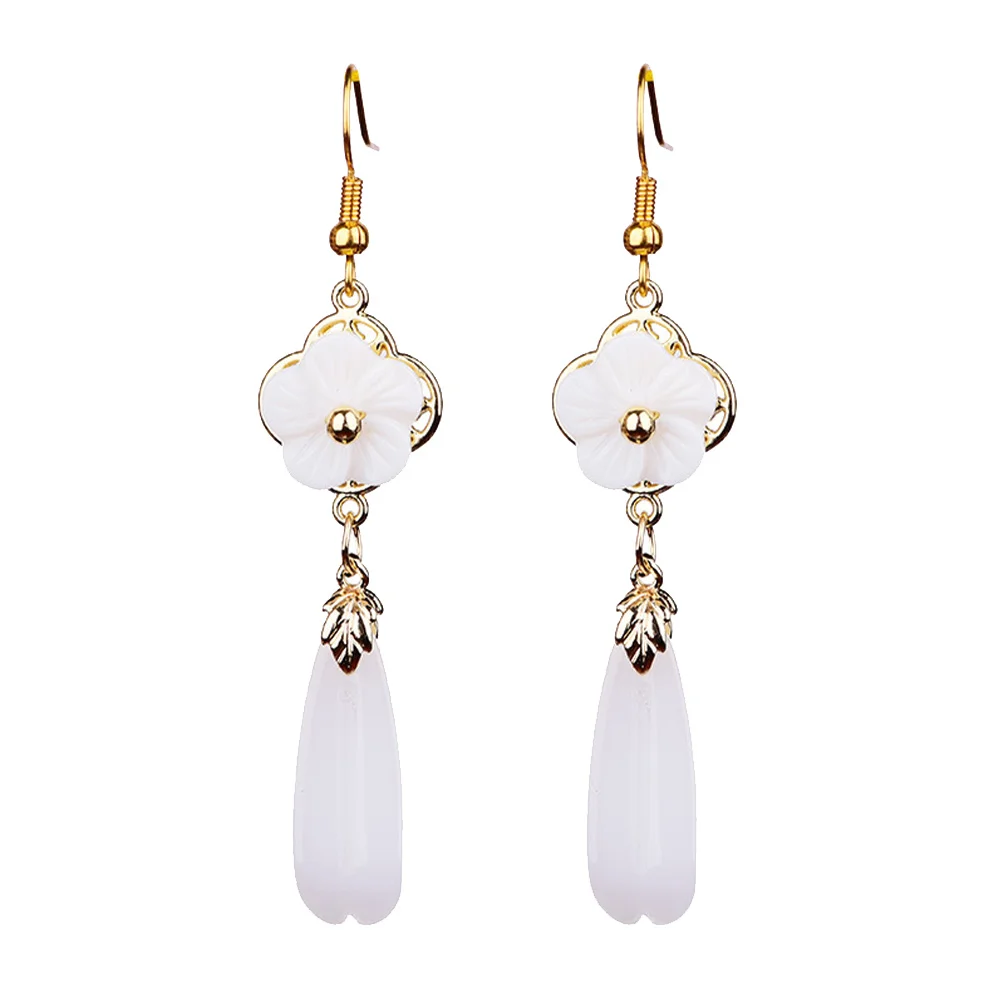 

Glass Earrings for Sensitive Ears Large Dangle Women Dangling Statement Cuff Man