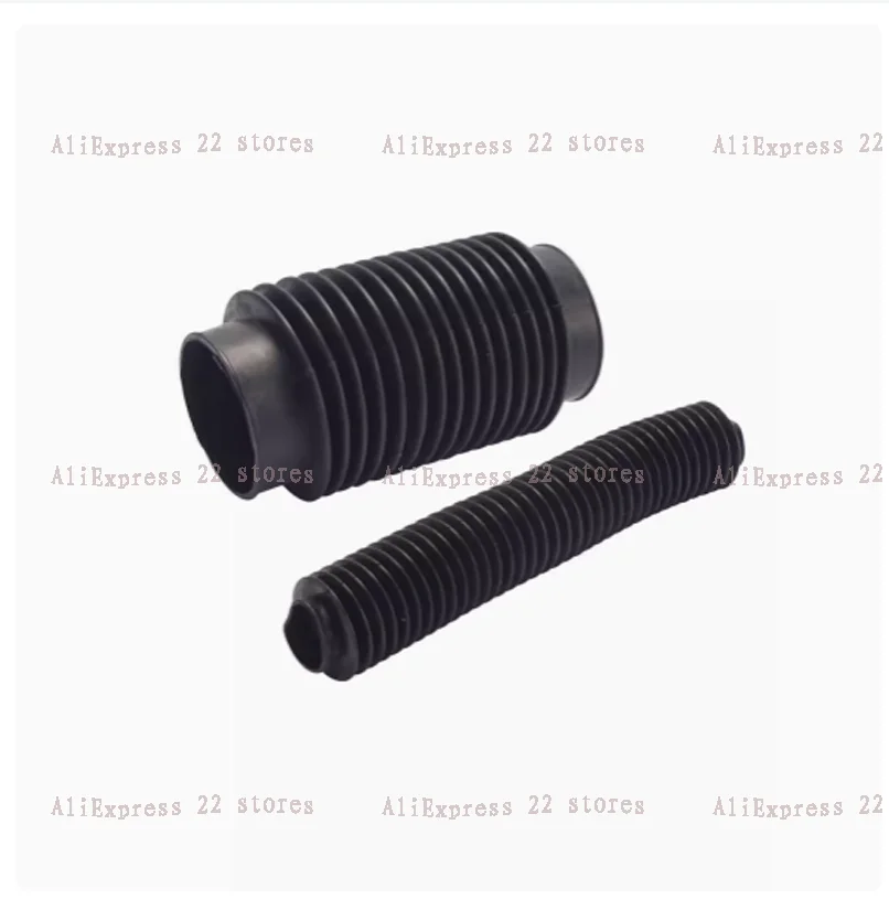 

30mm 40mm 50mm 70mm 80mm Inner Diameter Machinery Black Rubber Flexibility Corrugated Sleeve Bellows 1PC High Quality