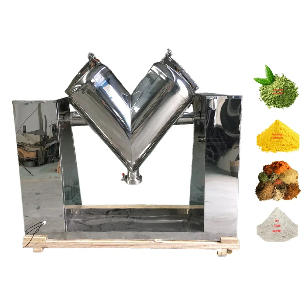 

DZJX 15L 20L 30L 100L 200L 300L 500L 180 1500 L Manufacturers Lab Small V Cone Shape Blender V Type Mixer Machine for Powder