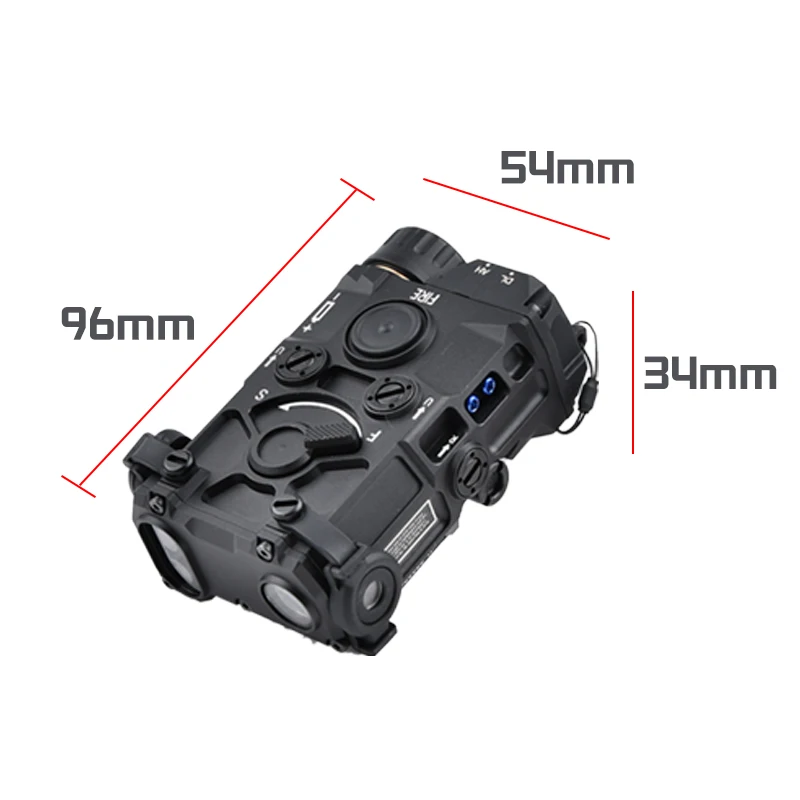 وادسن التكتيكية المعادن OGL ريد دوت عالية الطاقة الأخضر الأزرق مؤشر ليزر الأبيض مصباح ليد سطوع قابل للتعديل إصدار برو NGAL DBAL