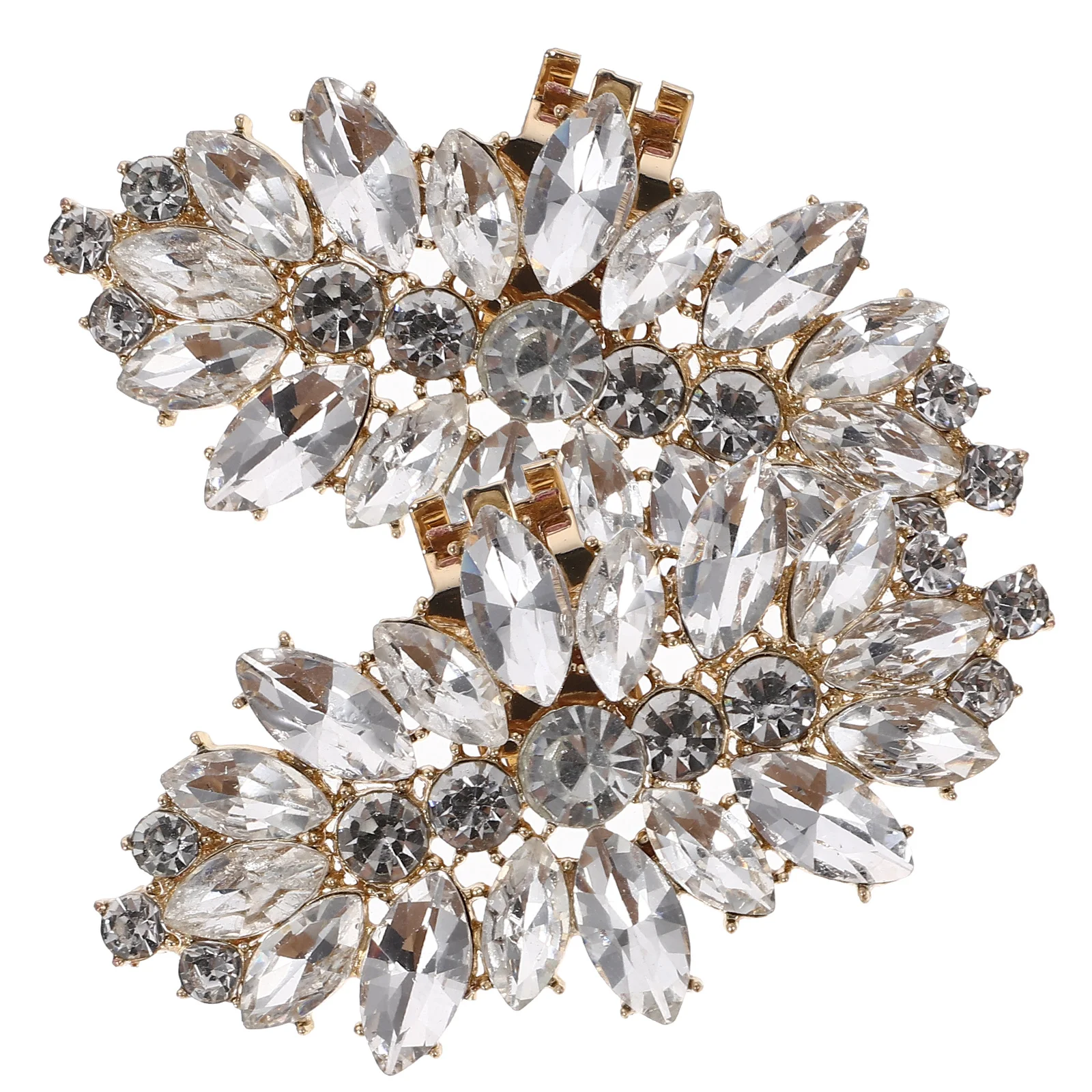 

2Pcs Crystal Shoe Clips Decorative Buckles for Women Pumps Heels Flats Bridal Prom Wedding Party Accessories Shoe Clip