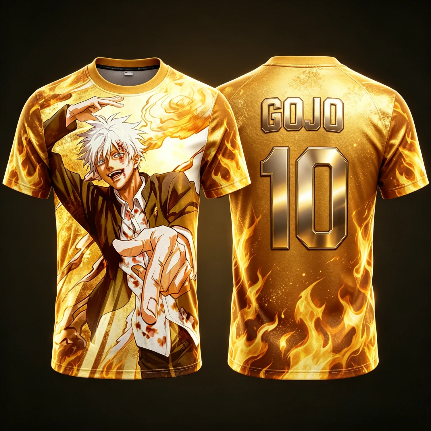 2026 Summer Jujutsu Kaisen Retro Cosplay T-shirt Men's 3D Printed Jiu Jitsu Short-sleeved Family Unisex Children's Sports Shirt