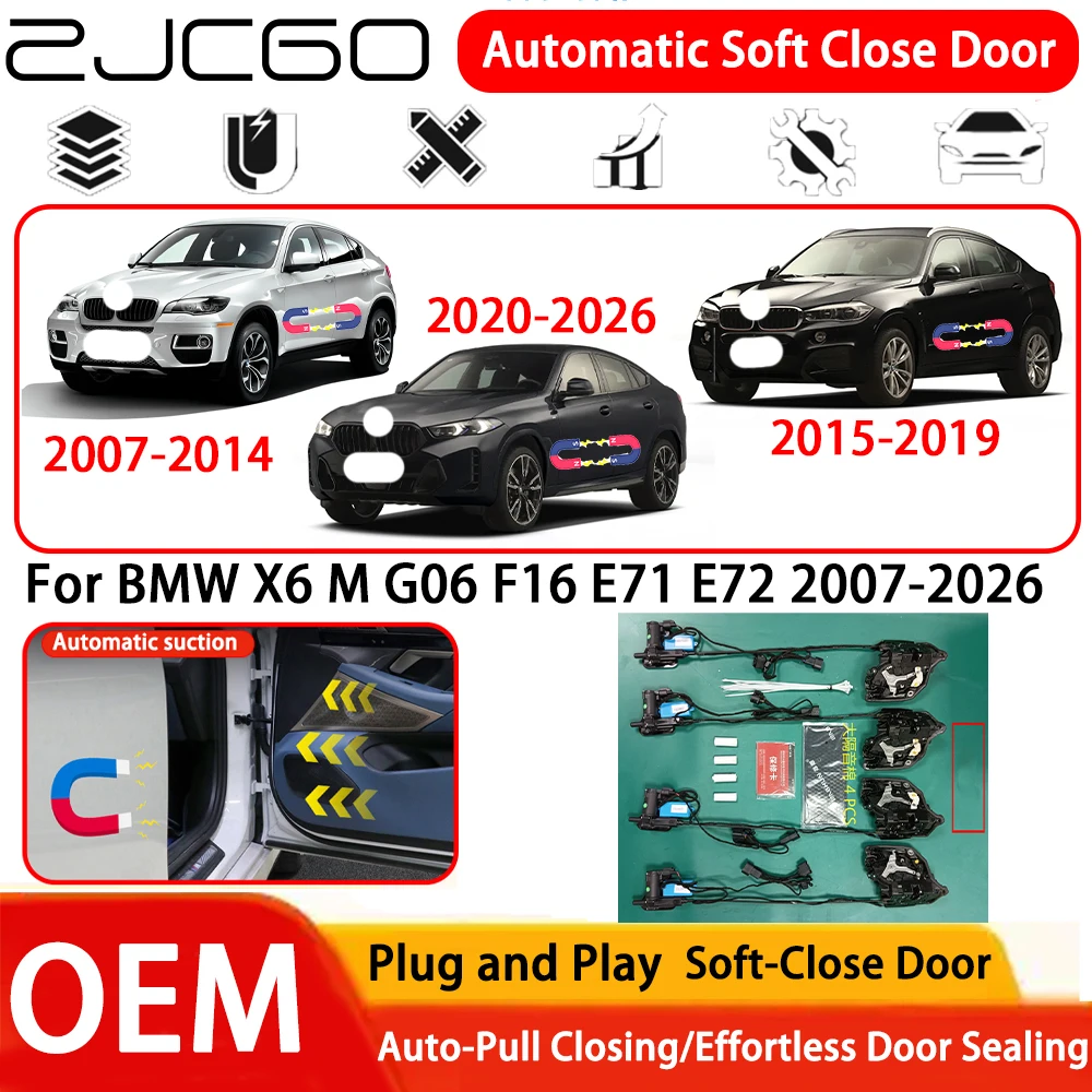 

for BMW X6 M G06 F16 E71 E72 2007-2026 Car OEM Plug and Play Automatic Electric Soft Close Door Comfort Closing System