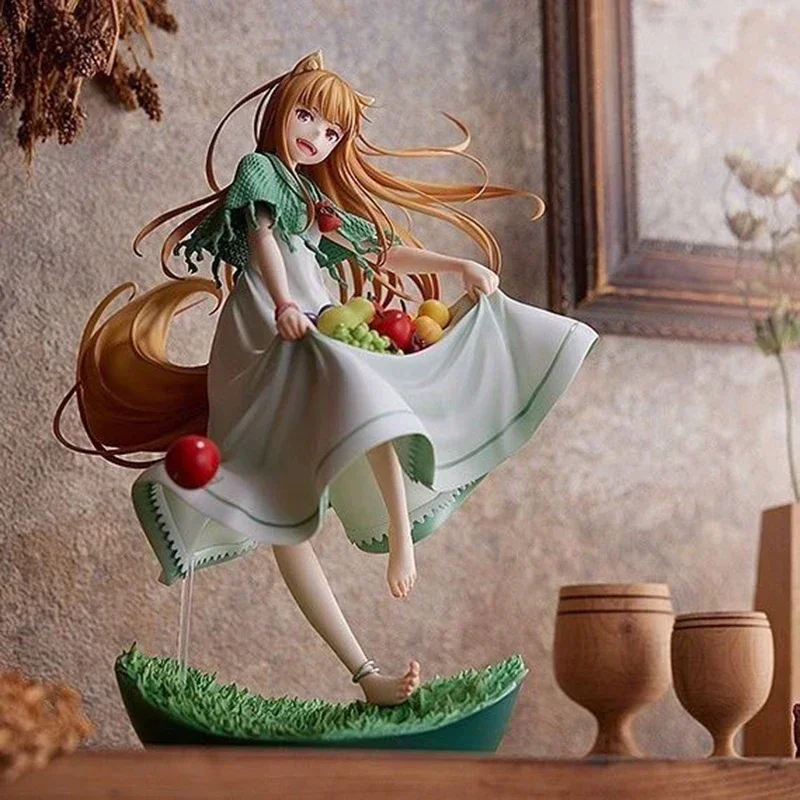 Anime Wolves and The Scent of Fruit Figures Spice and Wolf Holo Action Figures 25cm PVC Collection Model Toys Ornamen Gifts