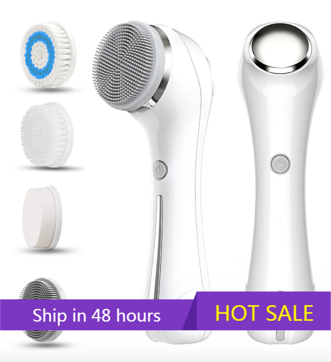 YTYIN منظف الوجه الكهربائي، منظف المسام، فرشاة تقشير الرؤوس السوداء، فرشاة تنظيف عميق للوجه #1