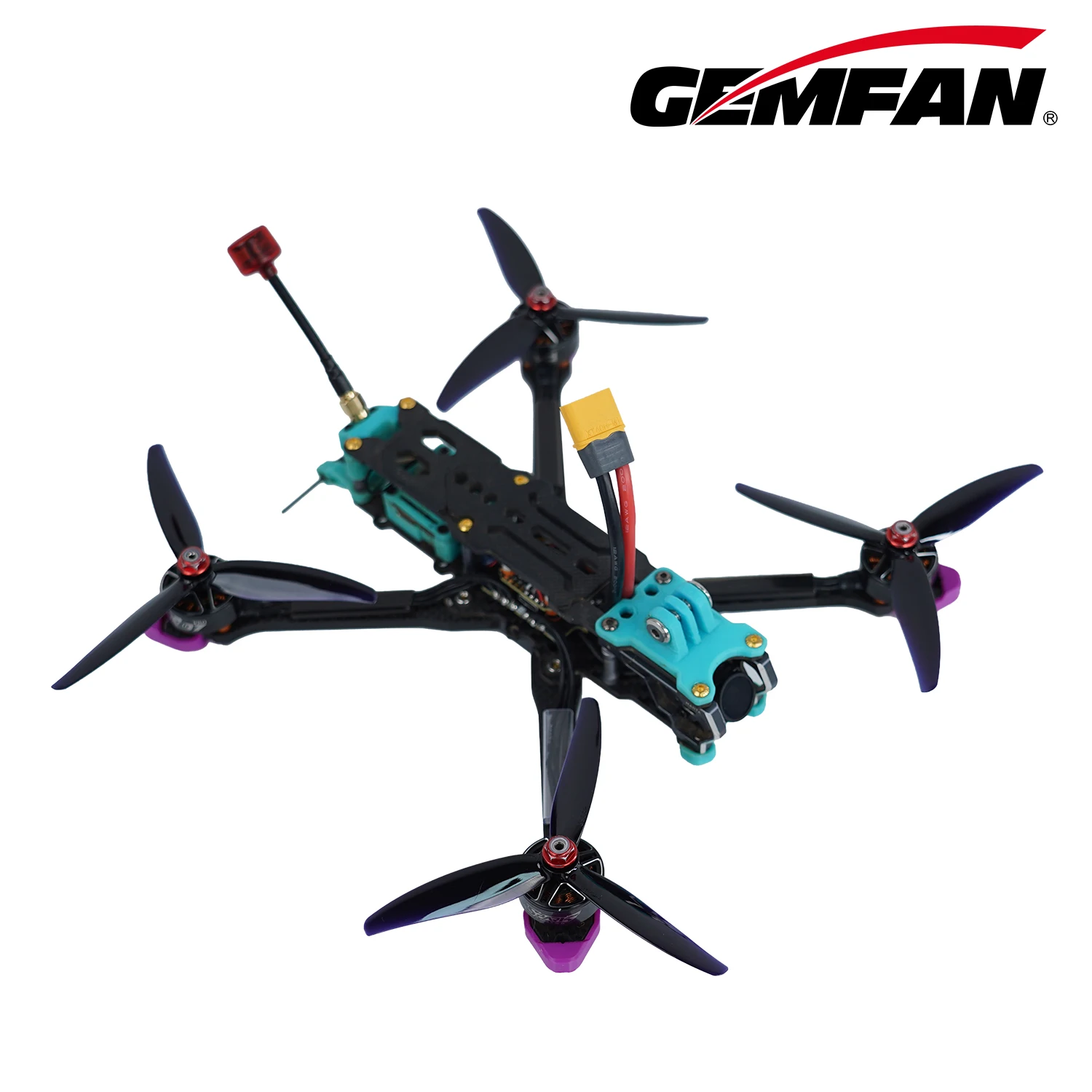 

Gemfan 4935-3 Propellers. 4.9" 3-blade PC, 3.5in Pitch. 2CW+2CCW Per Pack. Fits 2207 Motors for Smooth FPV Freestyle Flight.