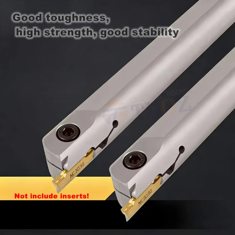 TUOZ MFHR216 220 320 420 325 425-25/140 Internal Bore Face Grooving Tool Holder (R06/R08/R10/R12) - Spring Steel Material