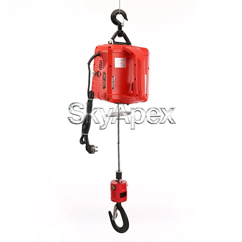 

Электрическая лебедка 1500 Вт, высота подъема 25 футов, грузоподъемность 1100 фунтов, проводное дистанционное управление, оранжевый стальной трос, усиленный захватный крюк