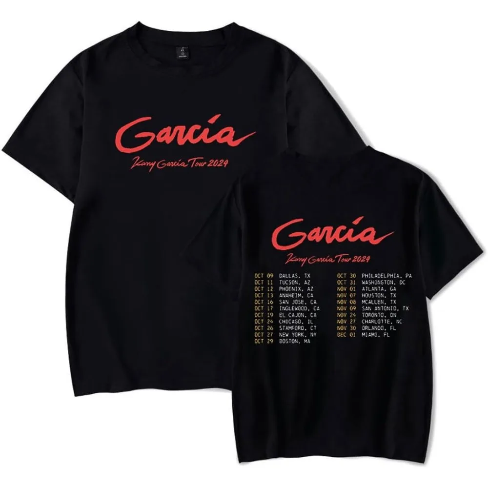 

Kany Garcia 2024 Tour Merch футболка унисекс с коротким рукавом Футболка Повседневная футболка
