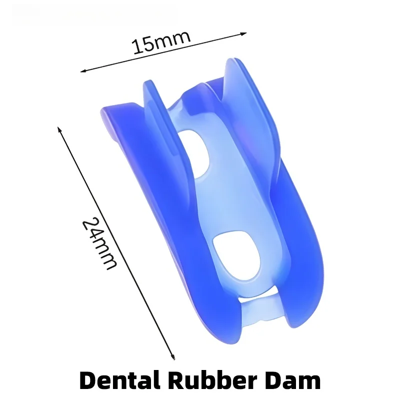 Dental Wedge Mini Rubber Dam - Single-use Rubber Dam Sheet, Comfortable and Convenient for Children and Adults - Dental Supplies