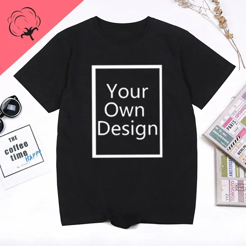 

100%cotton Customized Printed Leisure T Shirt DIY Your Like Photo or Logo T-shirt Fashion Multi-color Customization S-6XL