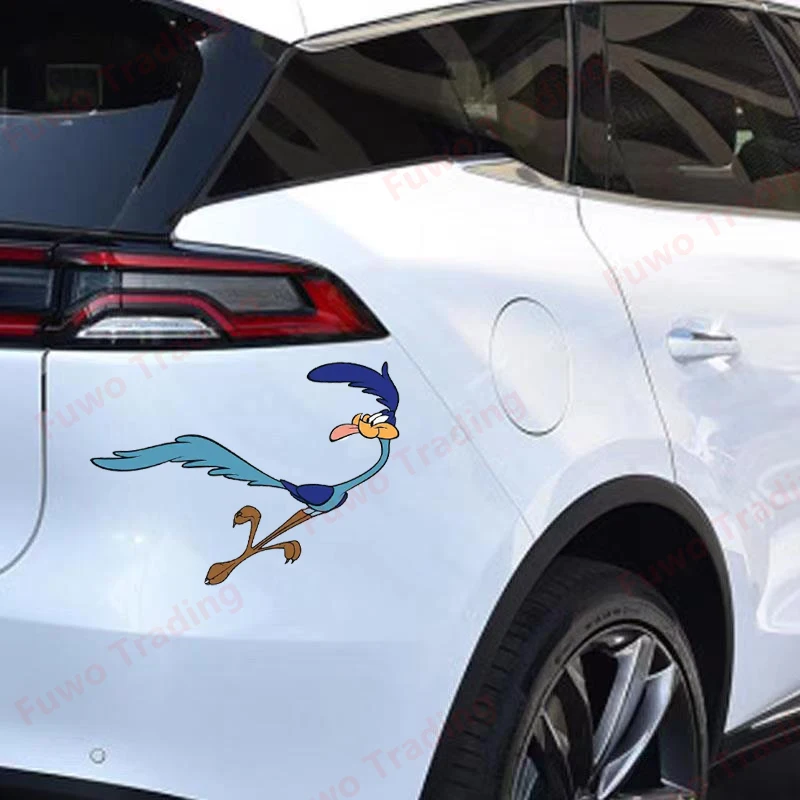 Cartoon Car Sticker Road RunnerCamper for Car Motorcycle Racing Helmet Laptop Trunk Body Car Window Surfboard PVC Vinyl Decals