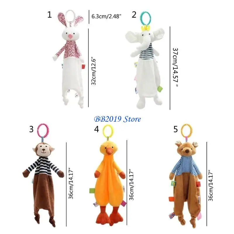 Q0KB Śpiące lalki dla maluchów Uspokojenie ręczników Komfortowe lalki Pocieszająca zabawka dla niemowląt