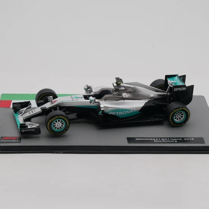 Ixo 1:43 Racing Mercedes-Benz W07 Hybrid 2016 Nico Rosberg Diecast Car Model Collection Metal Toy Vehicle