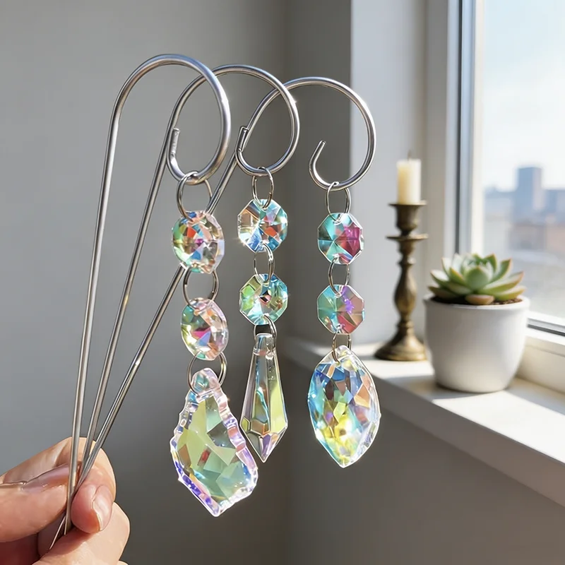6Pcs Crystal Suncatcher Garden - Crystal Sun Catcher review and price