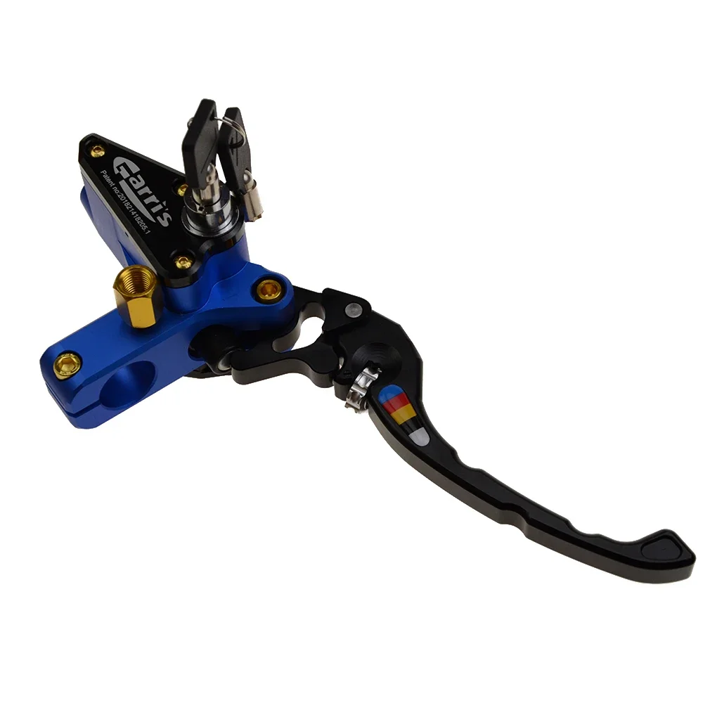 GOLD 22mm CNC Motorcycle Hydraulic Brake Pump Clutch Master Cylinder Lever Adjustable for Pocket Dirt Pit Bike ATV 125cc