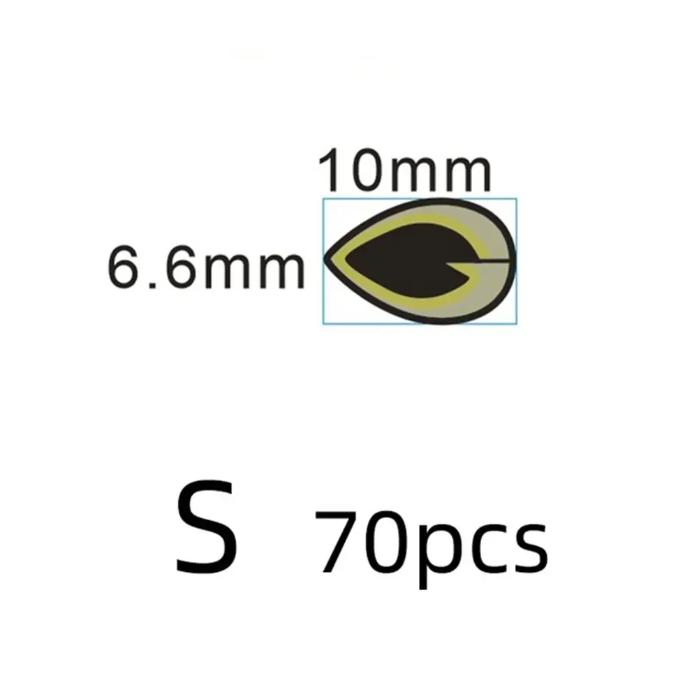 Luya Sea Fishing Slow Shaking Iron Plate Fake Fish Eyes Sequins Fake Bait Laser Flash Flat Sticker Adhesive Simulation Fish Eyes