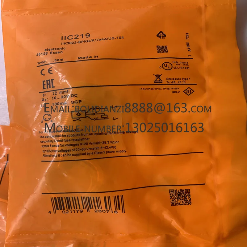 

The brand-new original sensor IIC210 IIC217 IIC218 IIC219 IIC220 in stock
