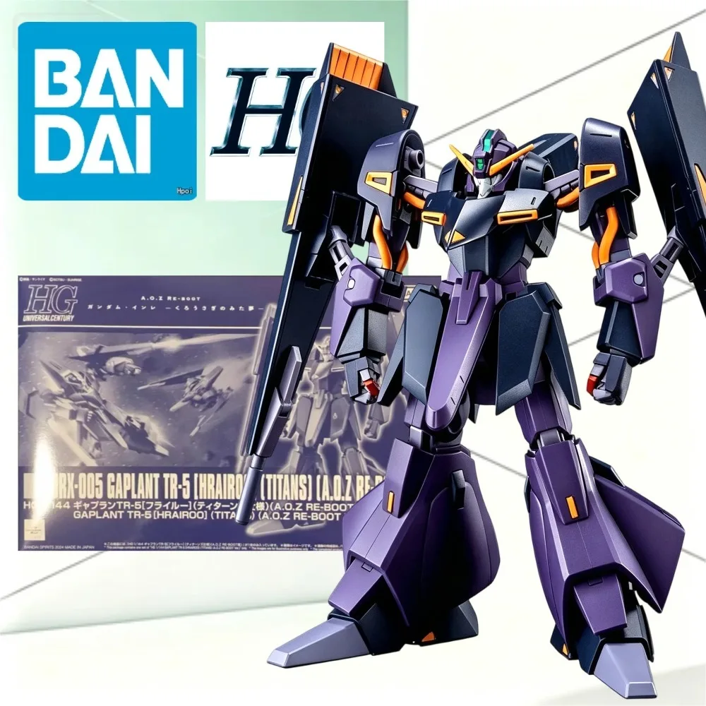 bandai-hguc-1-144-orx-005-gaplant-tr-5-hrairoo-titans-color-mecha-model-aoz-re-boot-diy-collectible-anime-display-hobby
