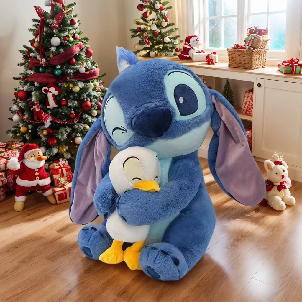 

2026Новая плюшевая кукла Дисней 30 см, кукла-стич Лило, милая плюшевая игрушка-утка, рождественский детский подарок на день рождения, кавайная игрушка