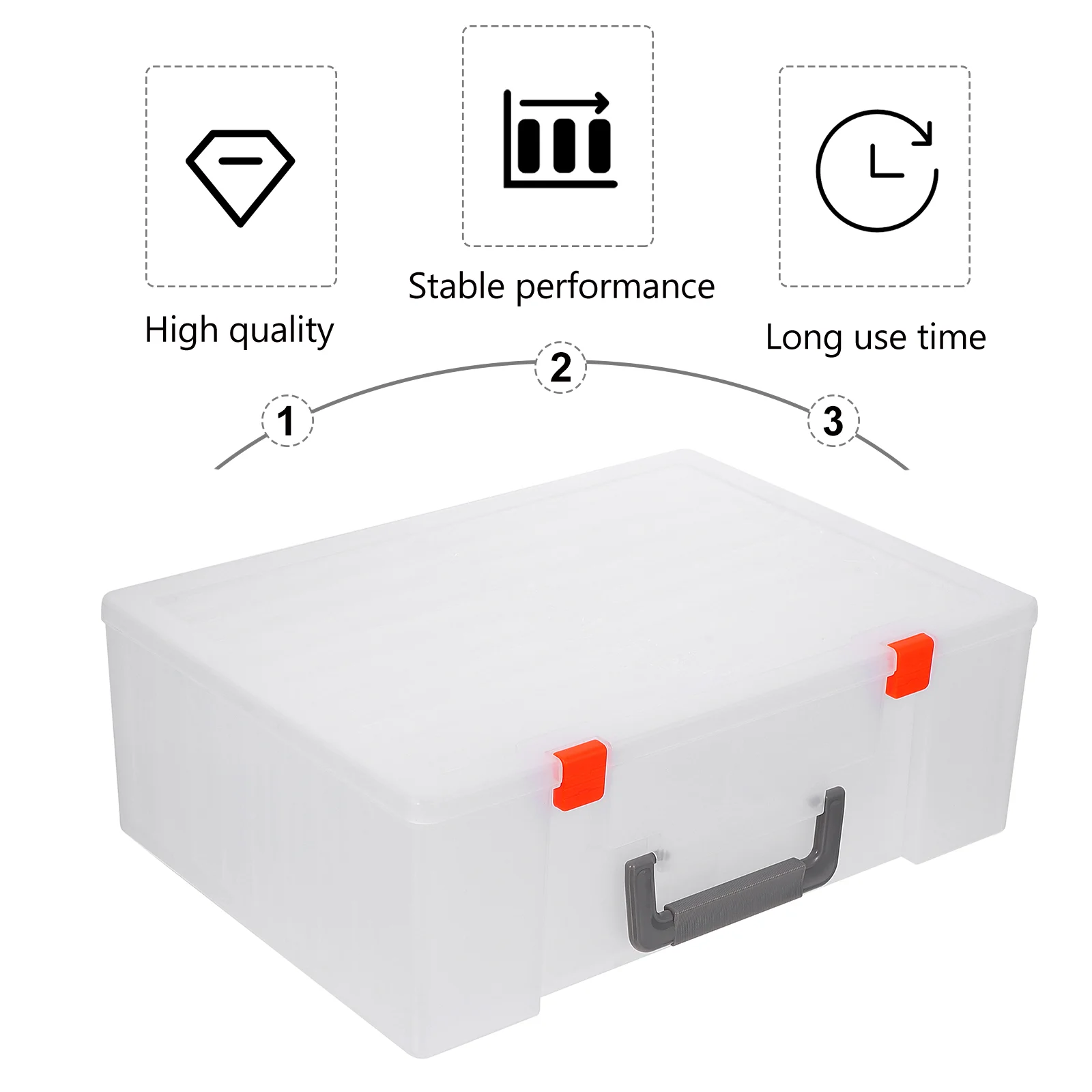 Boîte Portable ganizer 10 pièces, étui à Photo, conteneur de stockage artisanal, fournitures de bureau multifonctions, Solution de stockage de photos