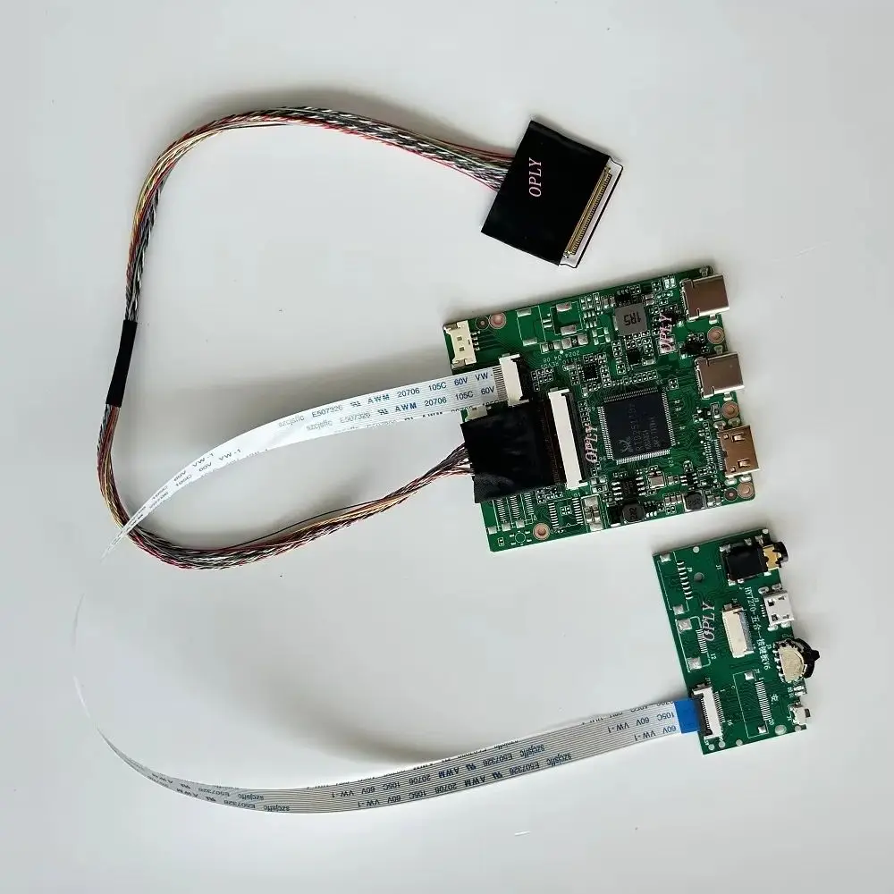

2 комплекта платы контроллера TYPE-C LVDS для B140RTN02 B140RTN03 MINI HDMI-совместимый 14-дюймовый 1600*900 40-контактный экран ЖК-монитор со светодиодной подсветкой