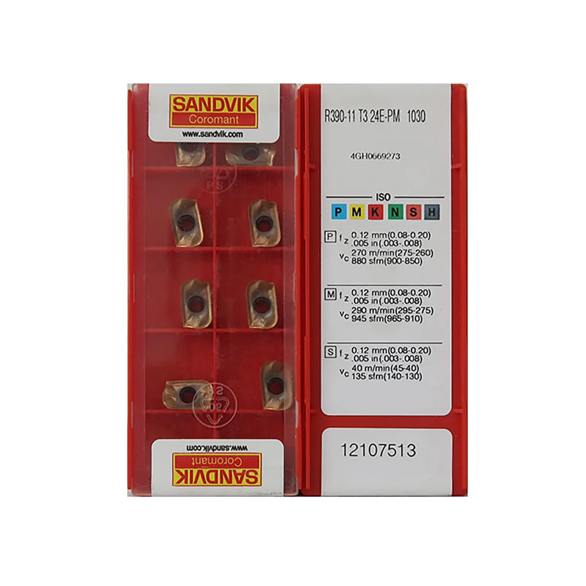 

100% Original R390-11T324E PM1030 Carbide Milling Inserts for CNC Lathe/Milling Machines