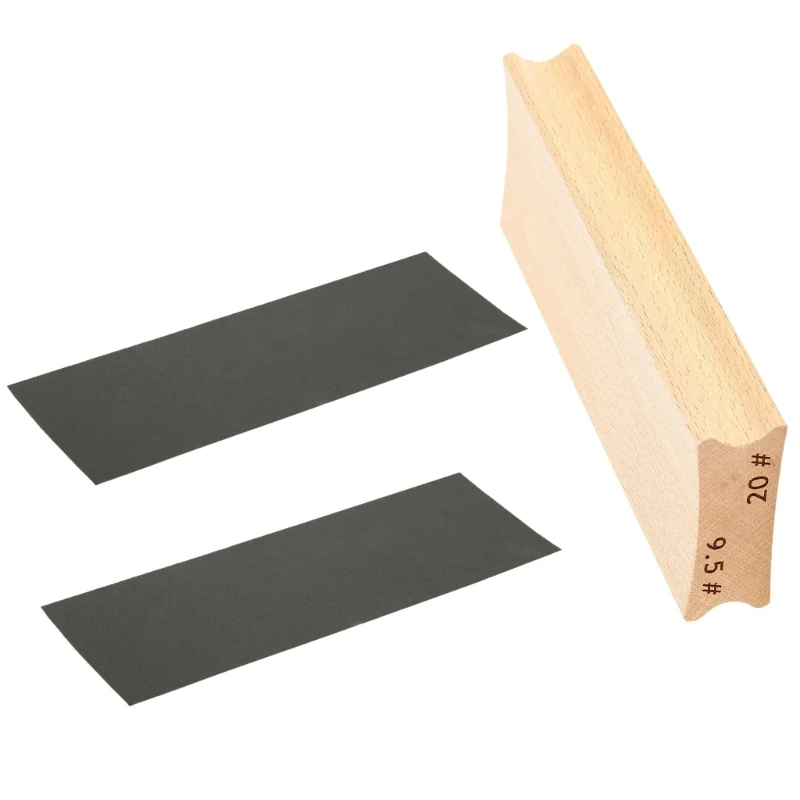 Guitar Block Luthier Tool Fretboard Fret Leveling Sanding Polished Blocks