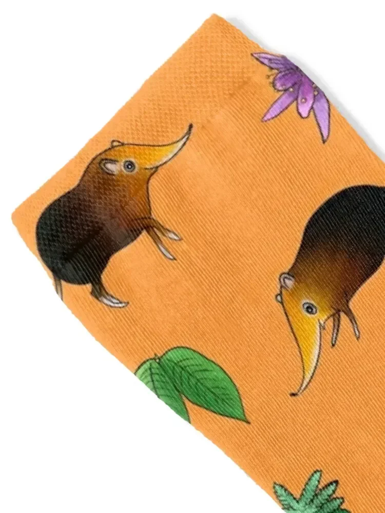 B&R Elephant Shrews Sticker Socks essential Novelties Socks Female Men's