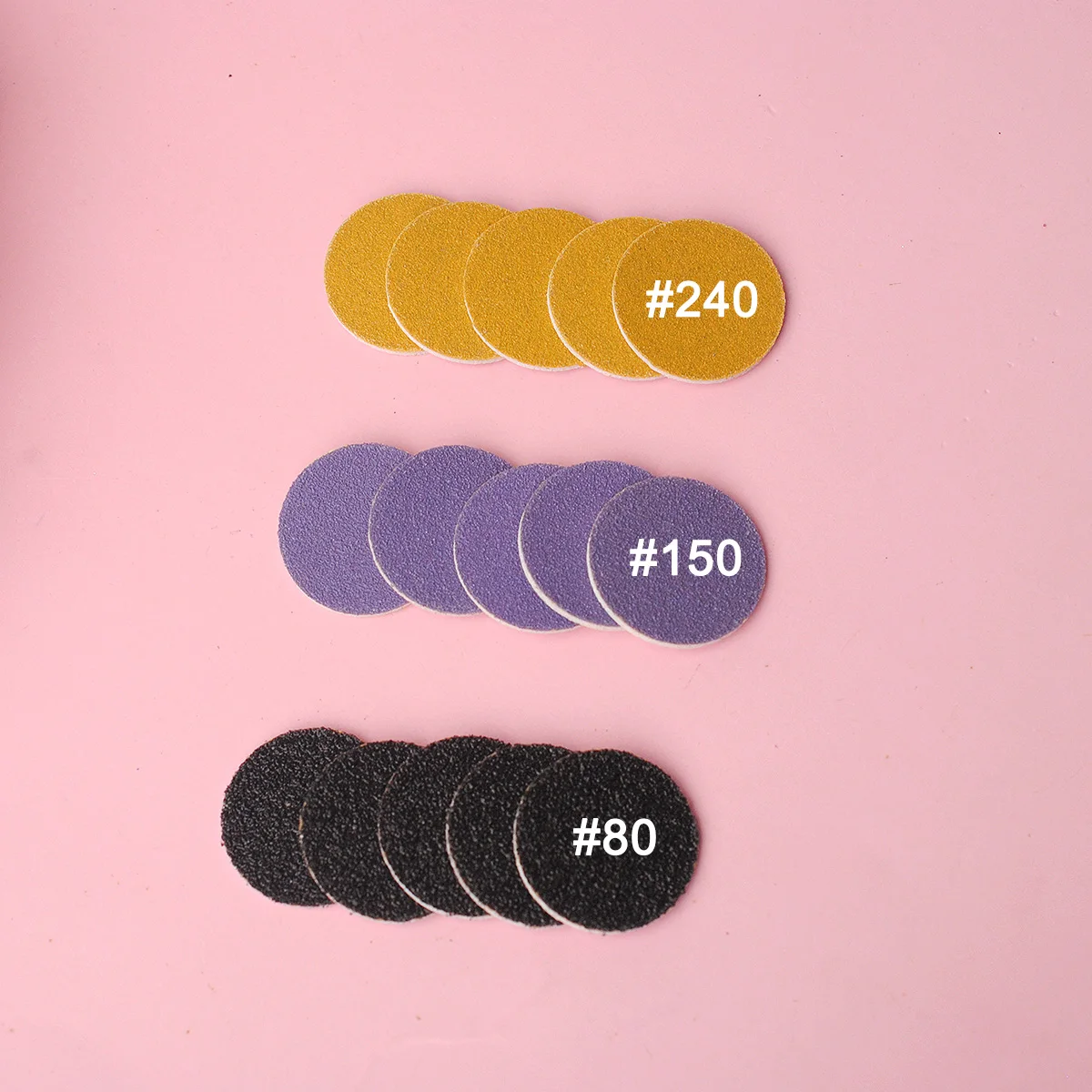 60 Teile/schachtel 20mm Professionelle Fuß Abgestorbene Haut Schleifpapier Fuß Raspel Pediküre Fuß Dateien Ersatz Schleifpapier Schleifen Werkzeug 80/150/24