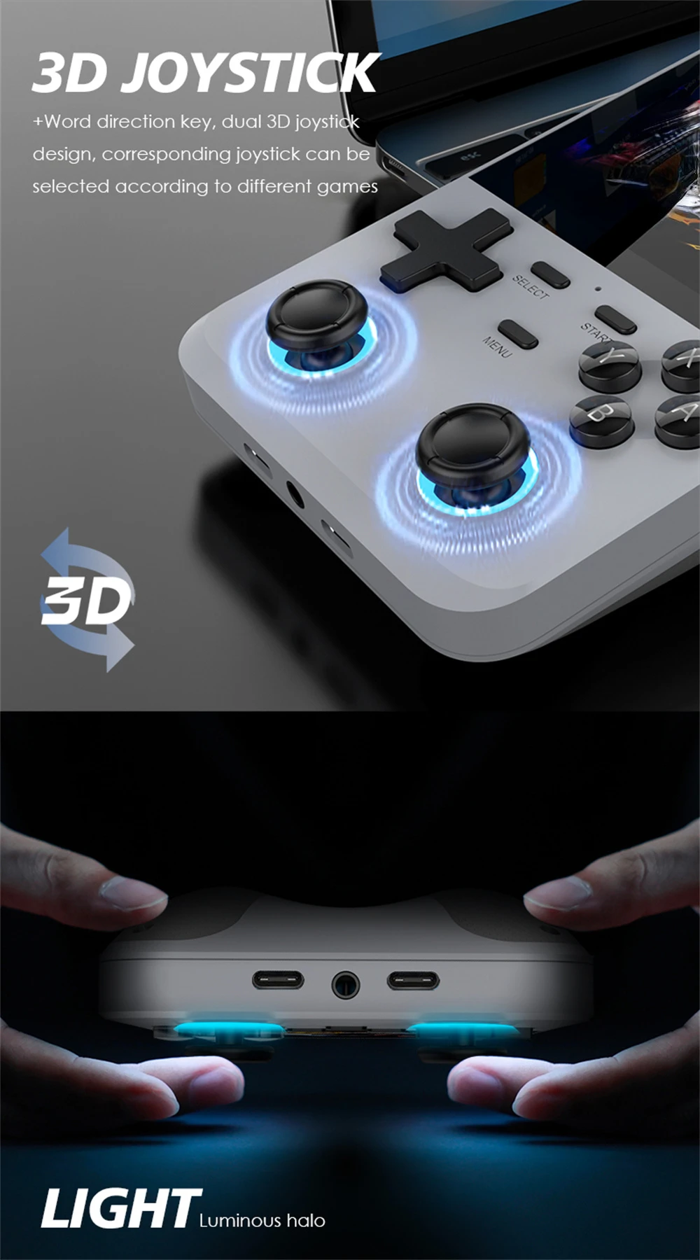 PlayTech
ストラトキャスター D007 Plus/ X6 3.5 Inch IPS Screen Handheld Game Players Dual