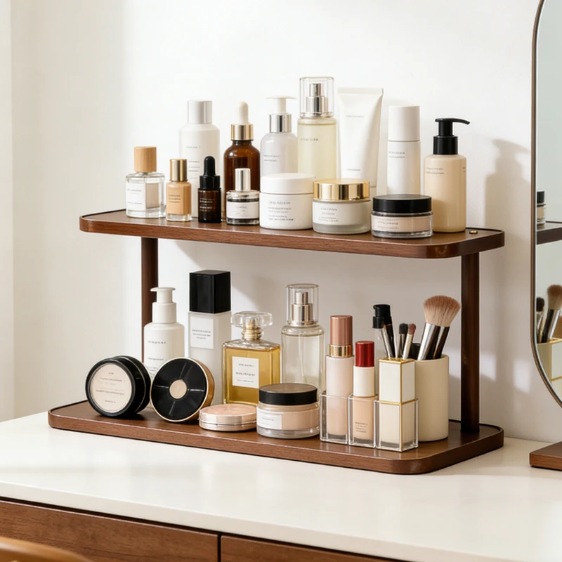 Cup storage rack, dining table top, small multi-layer storage rack, office workstation, tea set, tea cup display rack
