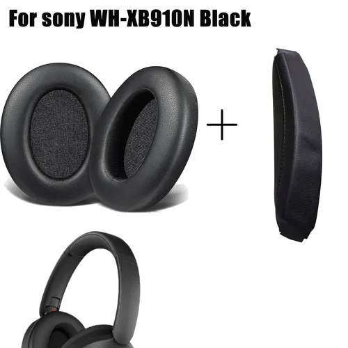 Imagen 1 del producto Diadema + almohadillas para auriculares Sony WH-XB910N, repuesto de diadema, funda de cojín para la oreja, diadema WH XB910