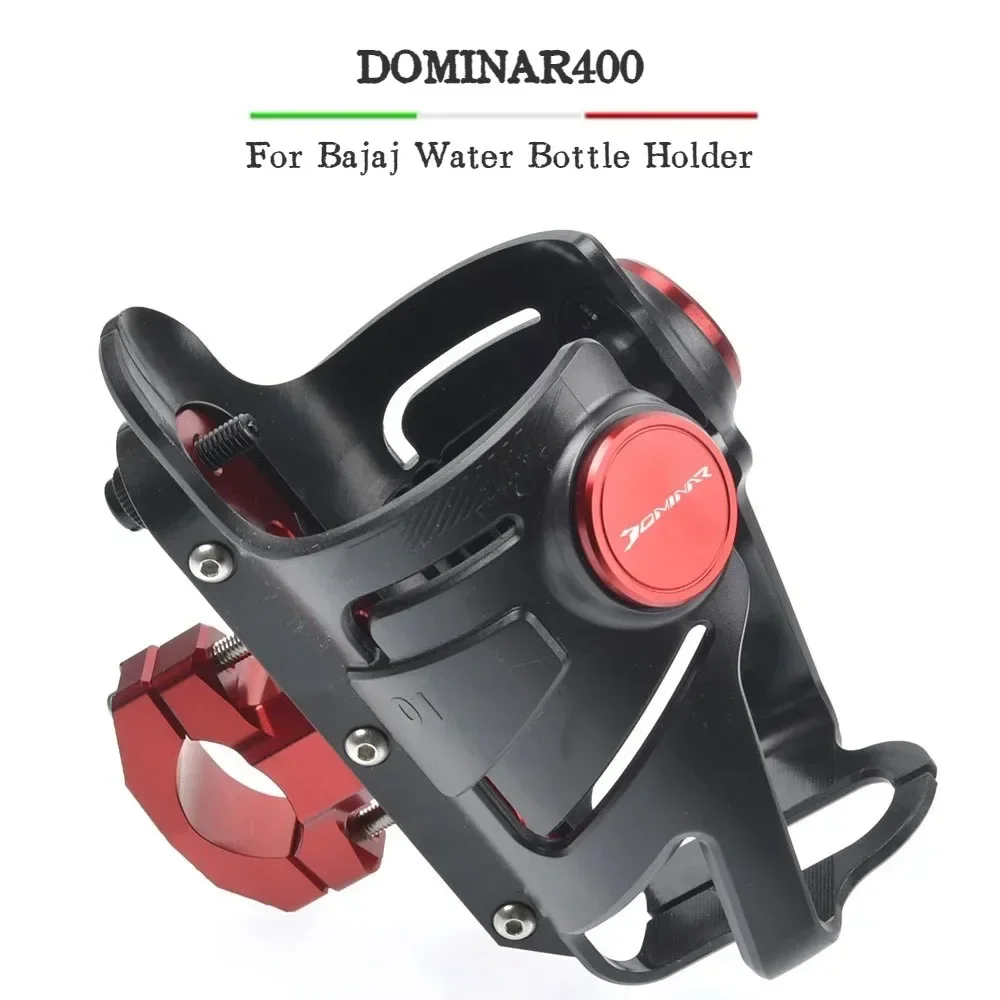 DOMINAR LOGO For Bajaj DOMINAR400 Dominar 400 High Quality Motorcycle CNC Accessories Beverage Water Bottle Drink Cup Holder