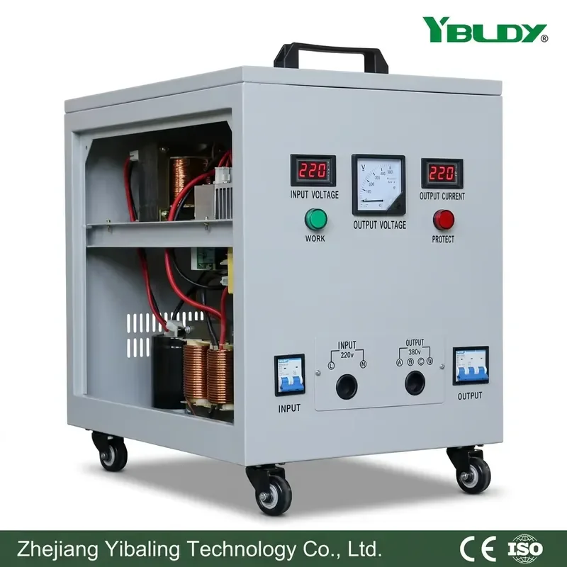 10kva 15kva 20kva 30kva 1 Phase 220v to 3 Phase 220v 380v Phase Power Voltage Converters Transformer 10kw 15kw