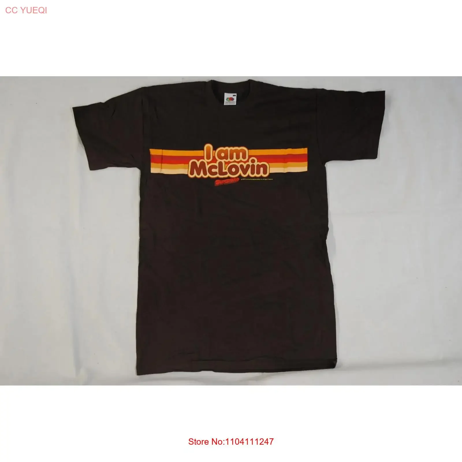 SUPERBAD أنا MCLOVIN تي شيرت فيلم رسمي جديد 2008 ميرش نادر عتيق مغسول أنيق للارتداء اليومي مريح #1