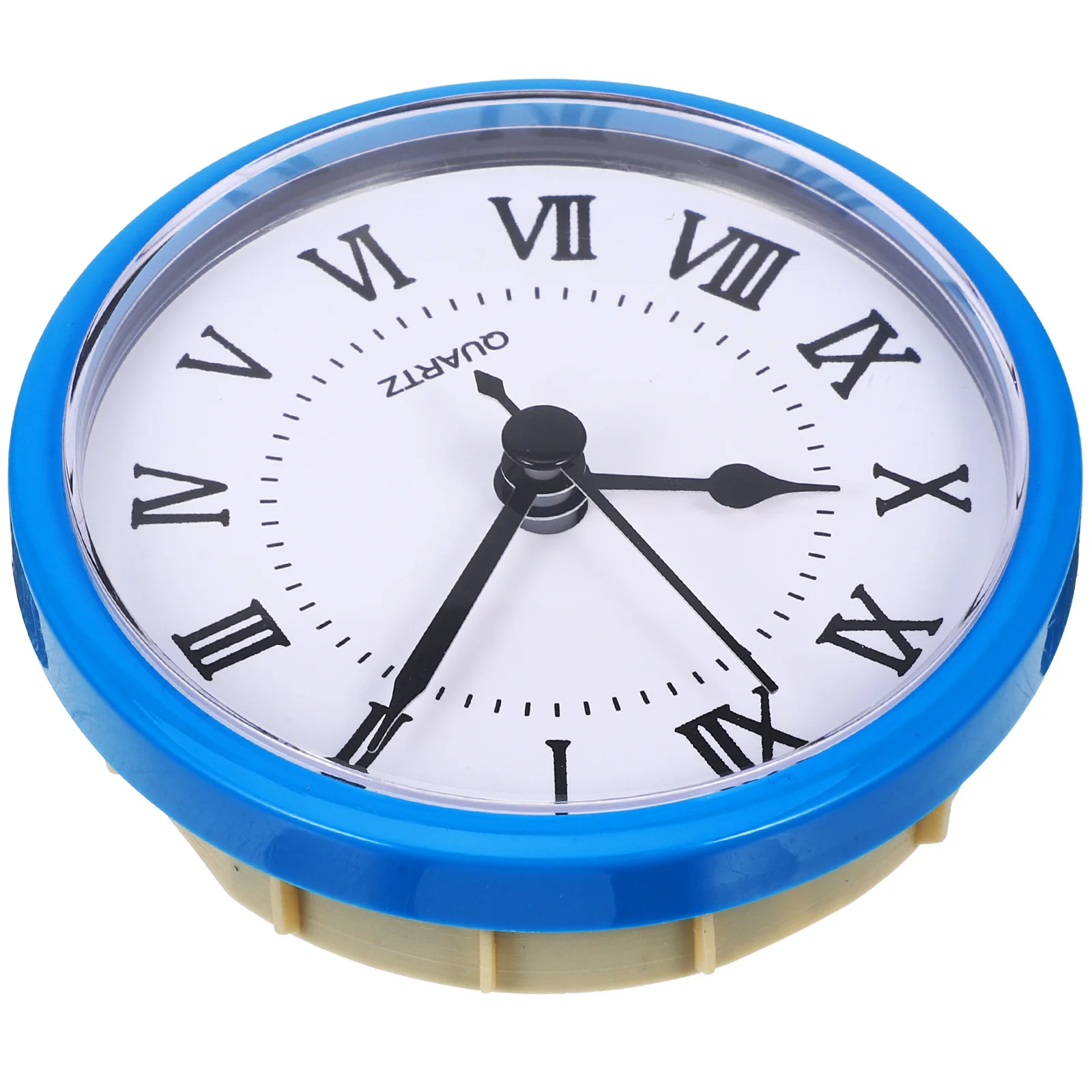 

Round Quartz Clock Head Insert Roman Numerals Plastic Mini Clock Insert DIY Craft Replacement Accurate Time