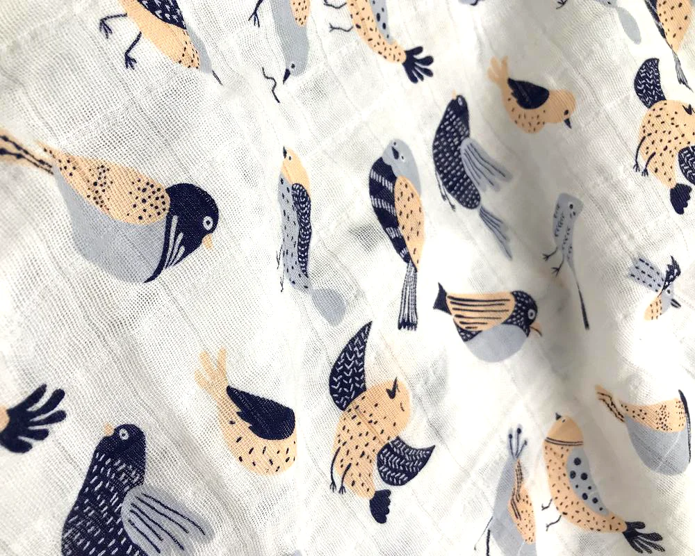 ليتل بيرد 100% القطن العضوي لينة الطفل بطانية من الموسلين التقميط تلقي بطانية لحديثي الولادة قماط الرضع الكمال #4