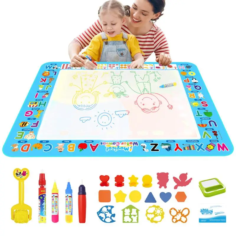 

Water Drawing Painting Pad Water Doodle Drawing Painting Board Drawing Doodling Mat Coloring Mat Educational Toys For Kids Boys