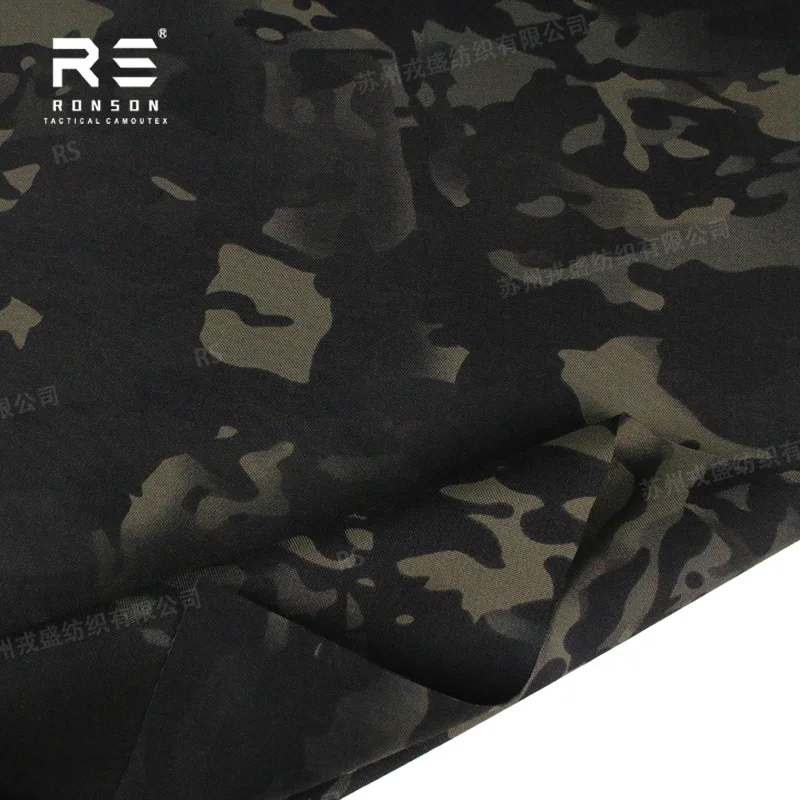 MCBK Multi Black Camouflage 500D Both Sides Laminated Nylon Cordura Squadron Fabric Tactical Vest Laser Cut Molle System - view 2