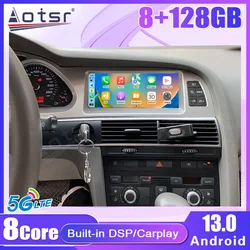 8.8 pollici Android13 Carplay per Audi A6L 2005 2006 2007 2008 2009 lettore multimediale per Auto navigazione GPS Auto Radio schermo unità principale