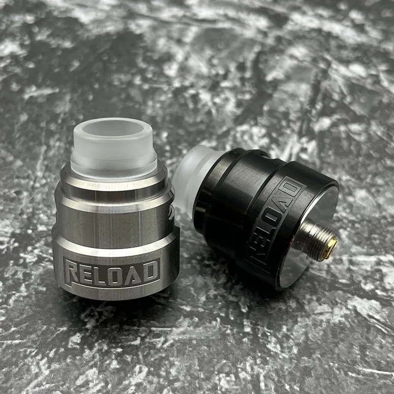 Reload S RDA Atomizer 316ss vape rda Rebuildable Single Coil 24mm rda Tank With Squonk BF PIN