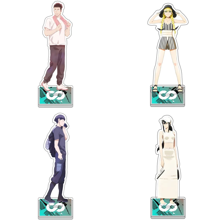 Anime Kaiju No.8 Acrylic Standee keychain 15cm Kafka Reno Kikoru Soshiro Hoshina Figure Model Desk Decoration Collectible Toy Gi