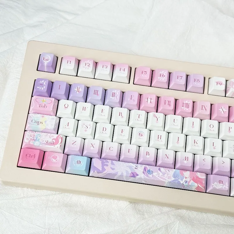 

Xilian Anime Theme Keycaps Set Customized PBT Sublimation Cherry Profile Keyboard Cap for Gaming Mechanical Keyboard Accessories