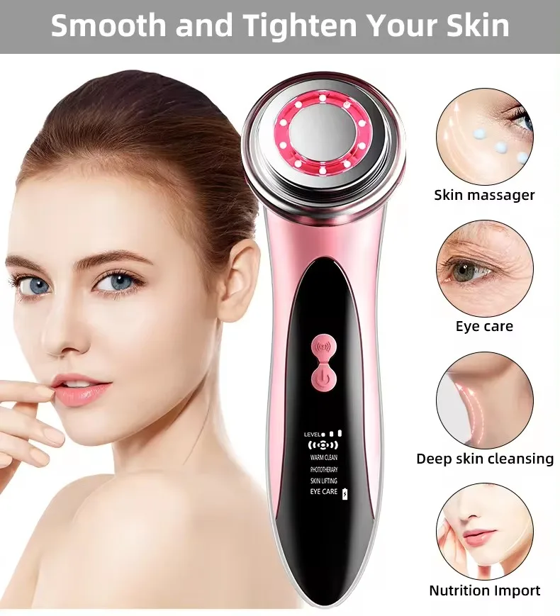 

EMS Microcurrent Facial Massage Devices Face Lifting Machine Neck Firming Rejuvenation Beauty Care Tool for Women