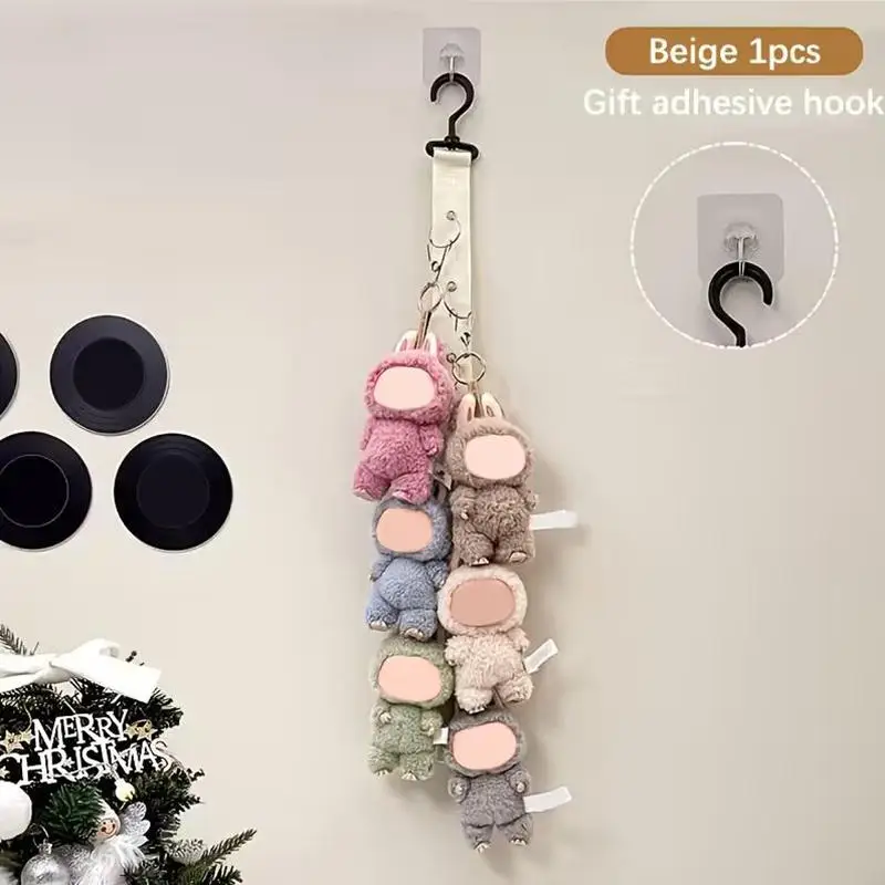 Hat Organizer For Baseball Caps,Hat Rack With 8 Clips,Baseball Cap Organizer With Strong Adhesive/Wall Drilled For Up To 16 Hats view 5