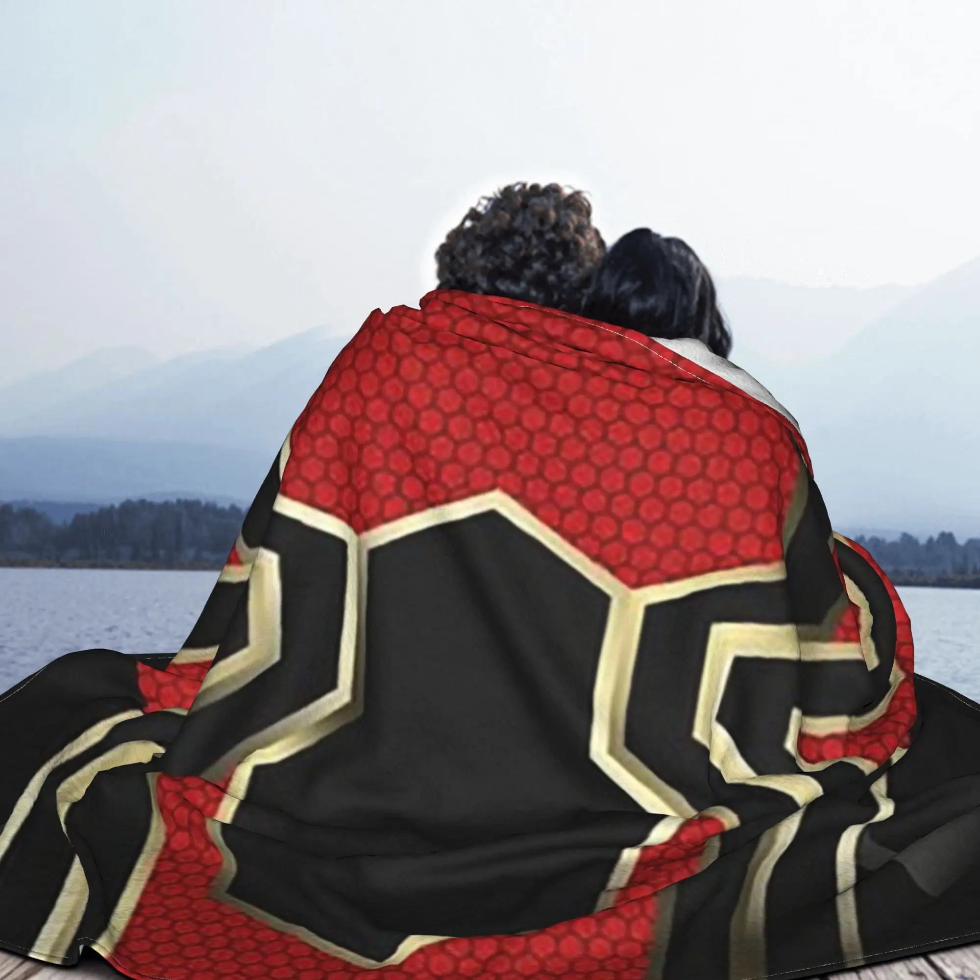 Iron Spider Blanket Super Soft Fleece Sofa Throw Blanket for Home Bedroom Outdoor Throws Bedspread Quilt