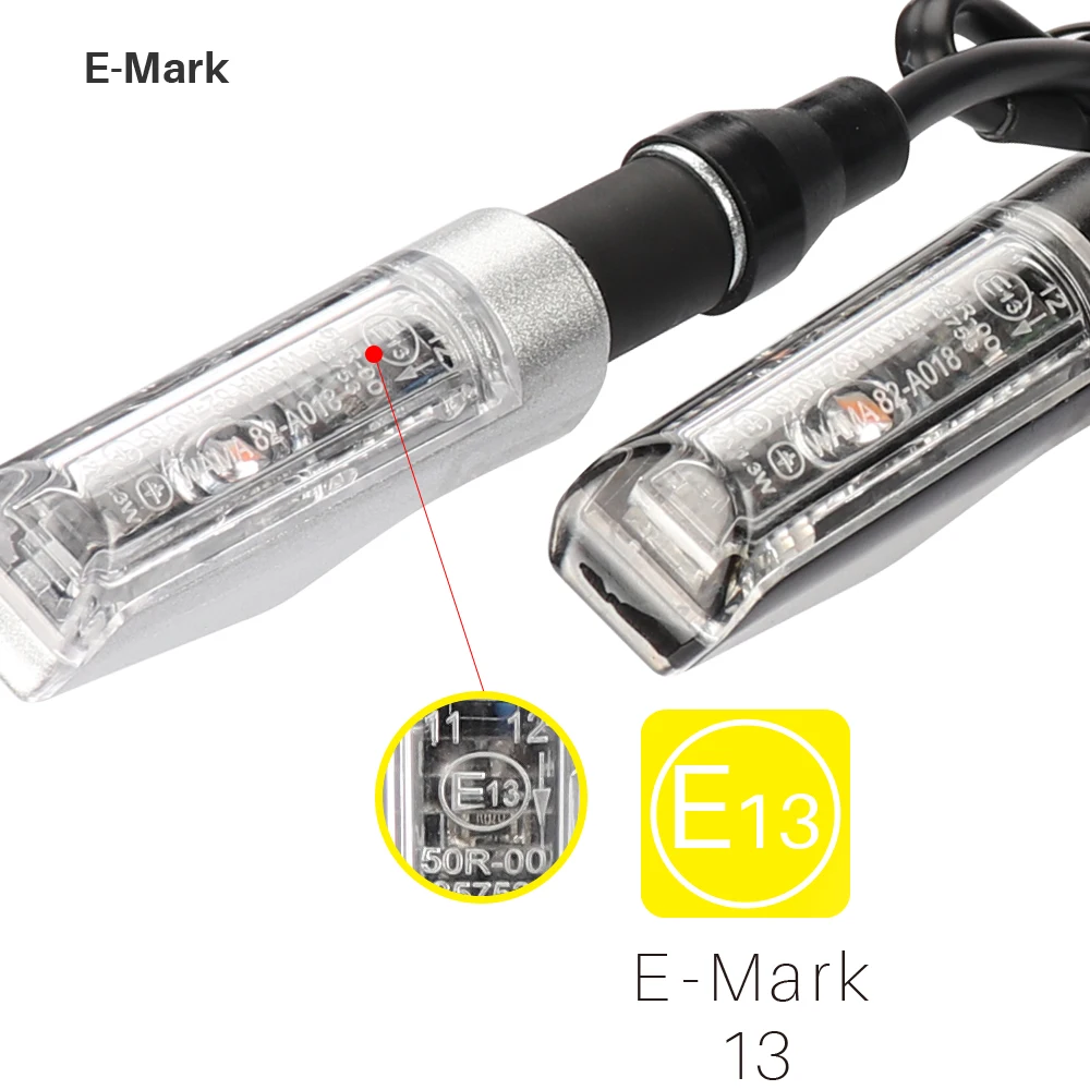 Universal Scooter ATV Street Motorcycle Dirt Bike LED Indicator Light Turn Signals view 3